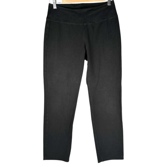Blue Canoe Black Organic Cotton Crop Ankle Skinny Pull-On leggings Womens Small - Picture 2 of 9